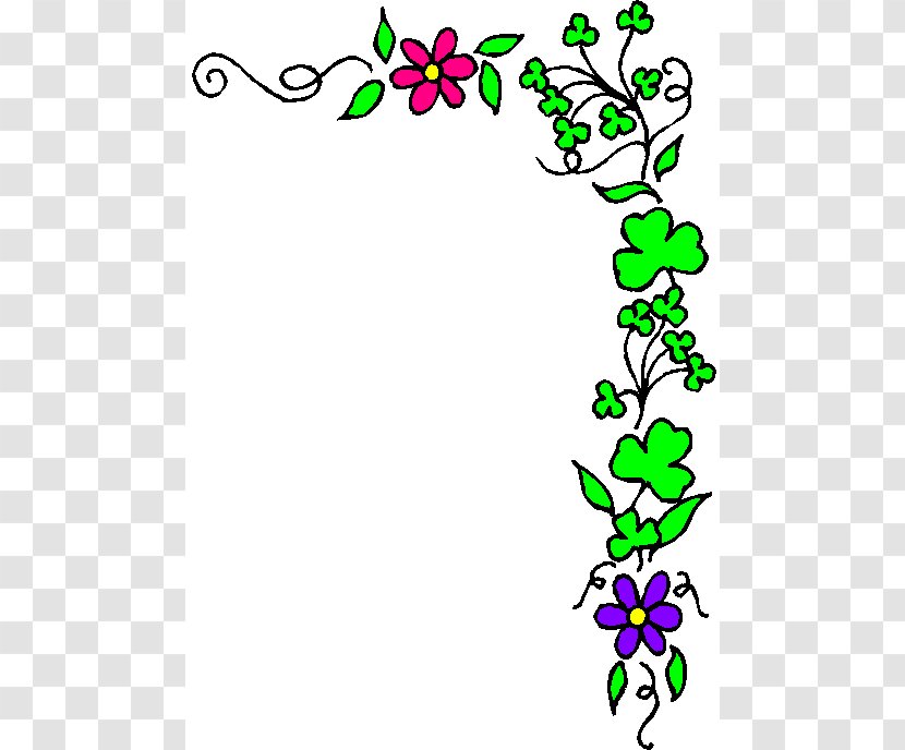 Saint Patricks Day Greeting Clip Art - Holiday Greetings - Boarder Transparent PNG