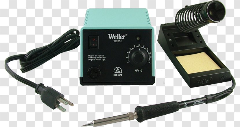 Weller WES51 Soldering Irons & Stations PES51 Tool Desoldering - Electronics Accessory - Solder Transparent PNG