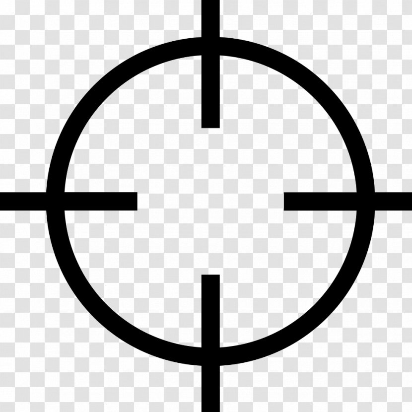 Reticle Clip Art - Royaltyfree - Shooting Target Transparent PNG