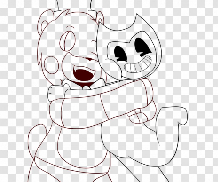 Bendy And The Ink Machine Coloring Book Child - Frame - Inked Transparent PNG