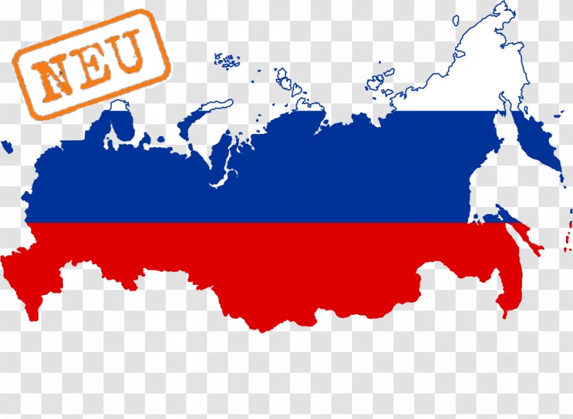 Flag Of Russia Map Clip Art Royalty-free - Wikimedia Commons Transparent PNG