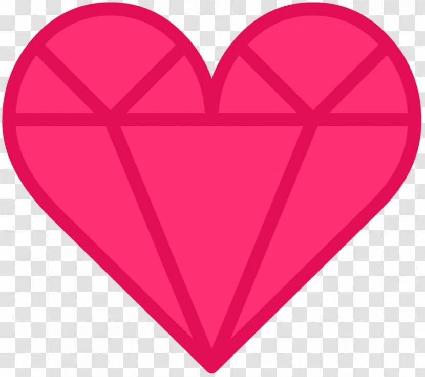 Valentine's Day Line Magenta Heart Font Transparent PNG