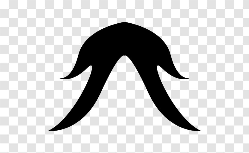 Moustache Hair - Black And White - Mustache Transparent PNG