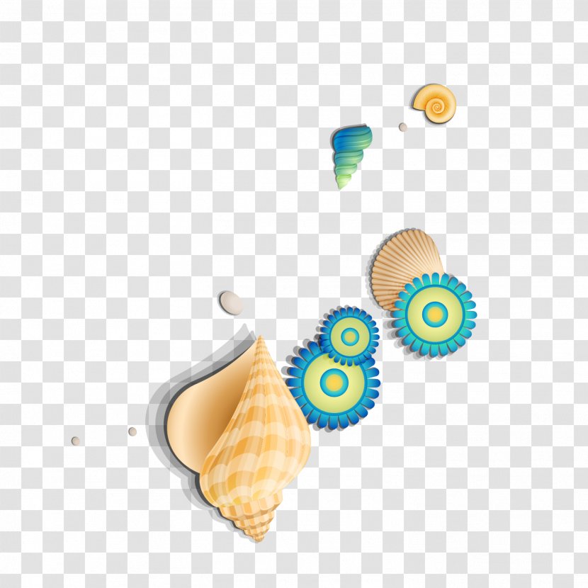 Ice Cream Cone - Yellow - Conch Transparent PNG