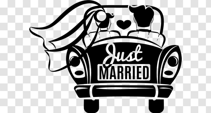 Marriage Wedding Clip Art - Photography - Just Married Car Transparent PNG