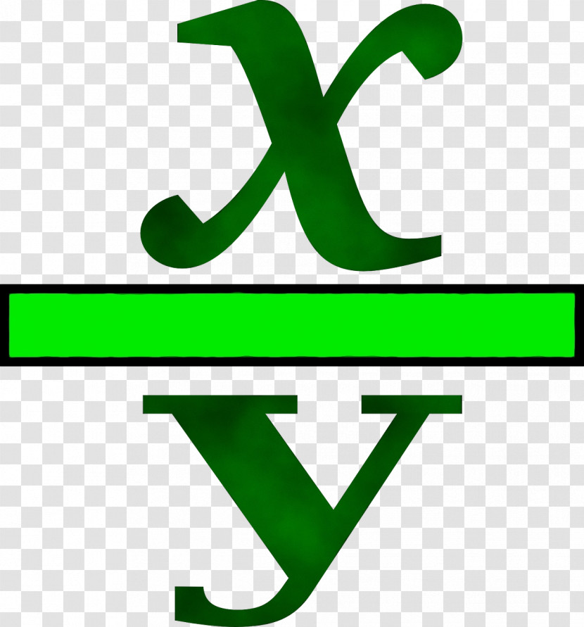 Green Text Line Symbol Font Transparent PNG
