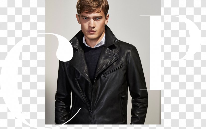 Leather Jacket Coat Fashion - Tailor - Zipper Chalk Transparent PNG