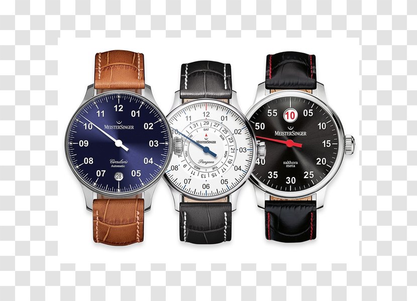 MeisterSinger Automatic Watch Sellita Nomos Glashütte - Clock Transparent PNG