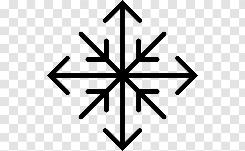 Snowflake Symbol - Royaltyfree - Shape Transparent PNG