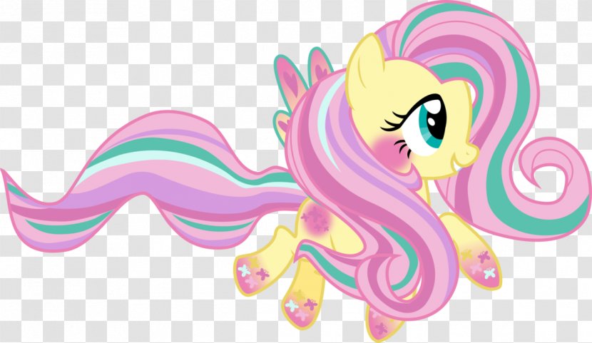 Pony Fluttershy Rainbow Dash Rarity Twilight Sparkle - Flower - My Little Transparent PNG