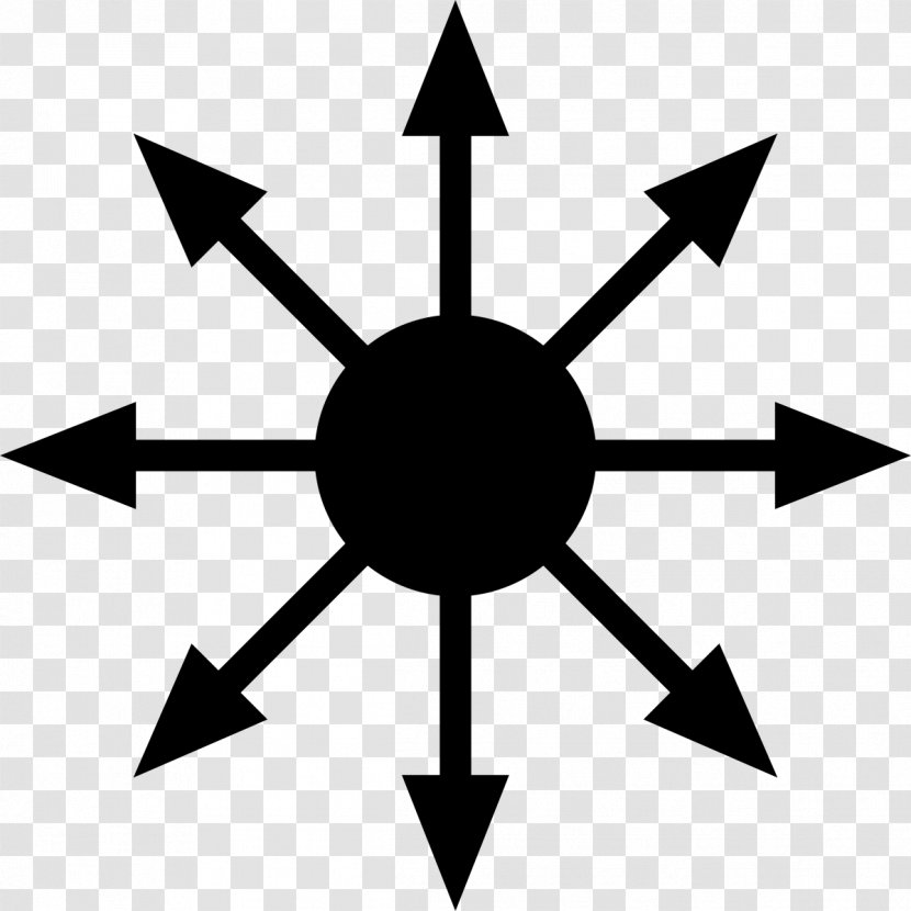 Sigil Chaos Magic Symbol Of Illuminates Thanateros - Black And White - Circle Transparent PNG