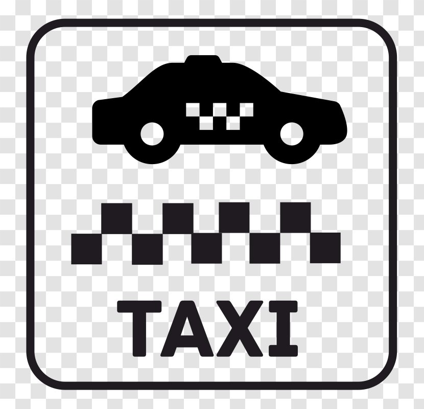 Taxi Clip Art Black Sticker Brand - Technology - Meter Transparent PNG