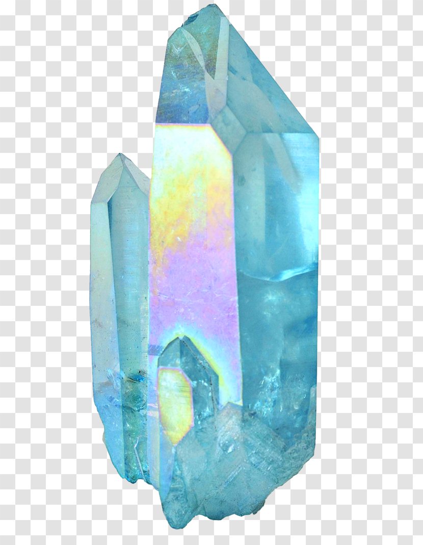 Quartz Metal-coated Crystal Light - Dumortierite Transparent PNG