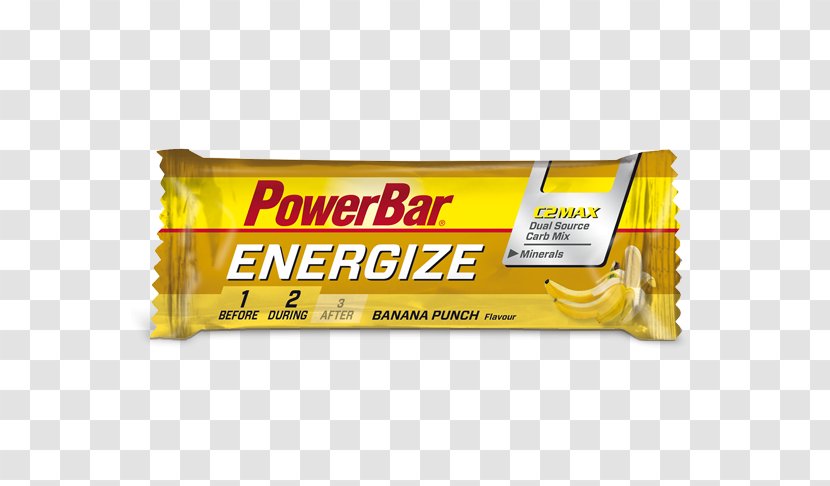 Punch PowerBar Energy Bar Sports & Drinks Banana - Nutrition - Blast Transparent PNG