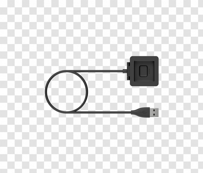 Battery Charger Fitbit Blaze Charge 2 Alta HR - Data Transfer Cable Transparent PNG