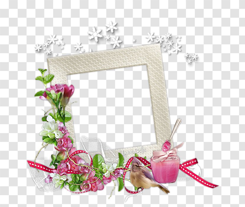 Picture Frames Floral Design Pink M - Flower - Cef Transparent PNG