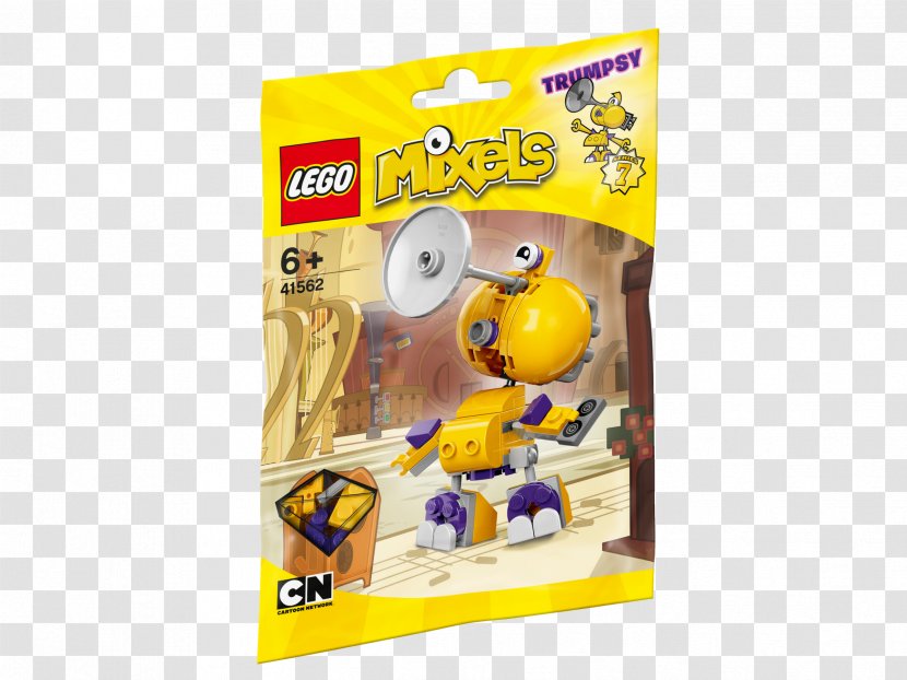 Lego Mixels The Group Toy Block - Yellow Transparent PNG