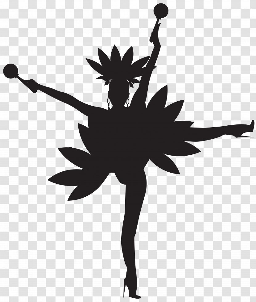 Silhouette Ballet Dancer Black And White Clip Art - Drawing - Dancers Transparent PNG