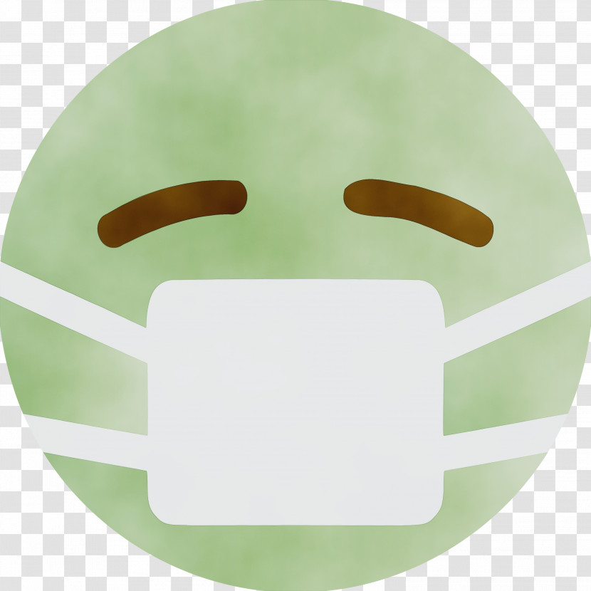 Green Dishware Plate Head Yellow Transparent PNG