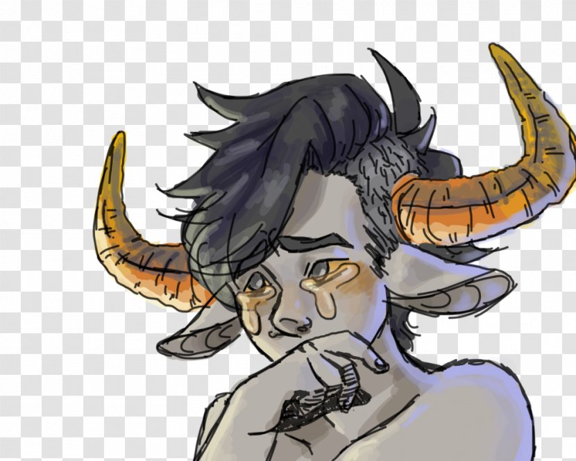 Drawing Digital Art Homestuck Sadness Fairy - Watercolor - Boy Sad Transparent PNG