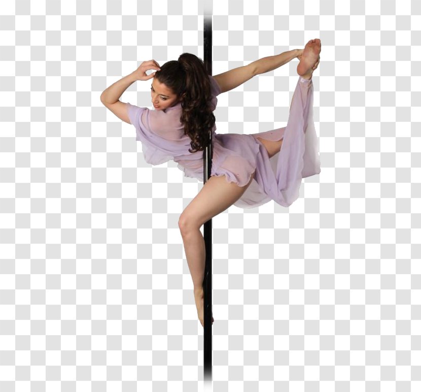 Pole Dance Ballet Dancer Move - Frame - Dancing Transparent PNG