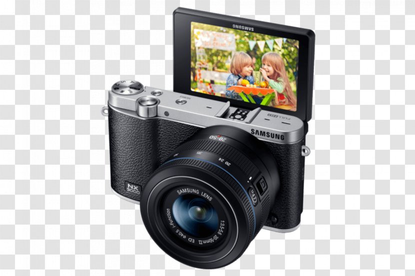 Samsung NX500 Mirrorless Interchangeable-lens Camera NX Mini NX300M - Nx3000 - Black Friday Flyer Transparent PNG