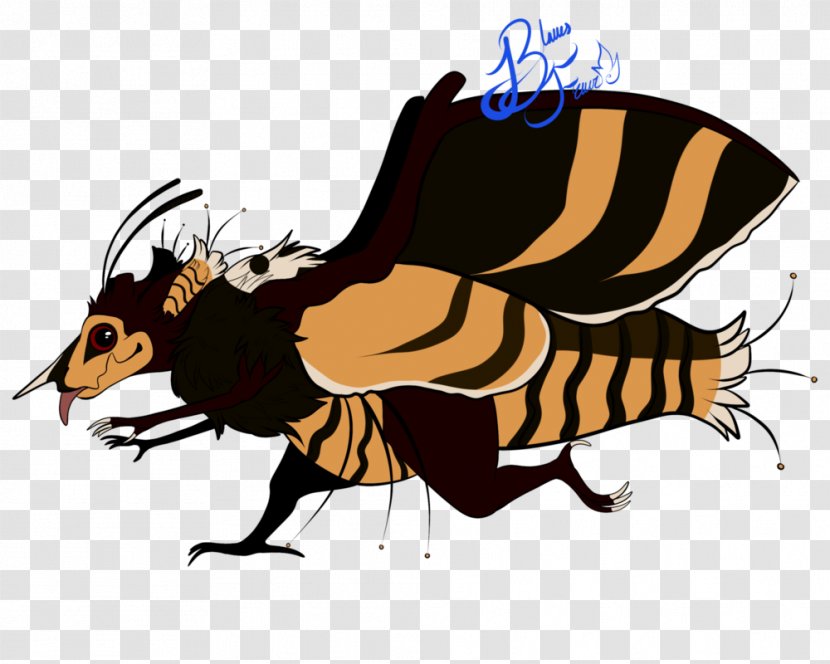 Honey Bee Digital Art Clip - Mortally Transparent PNG