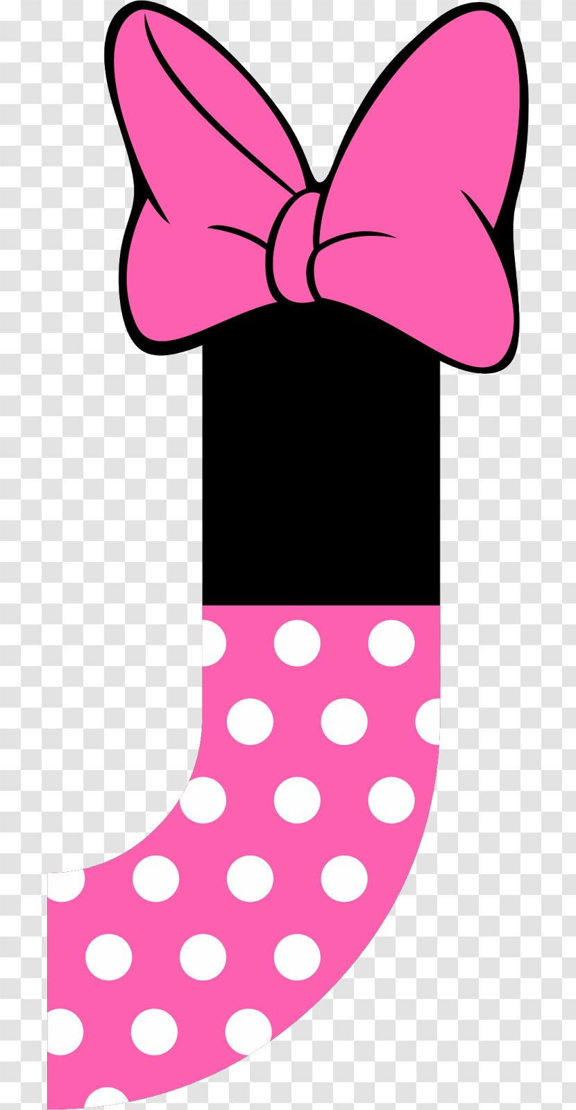 Minnie Mouse Mickey Letter Paper - Polka Dot Transparent PNG