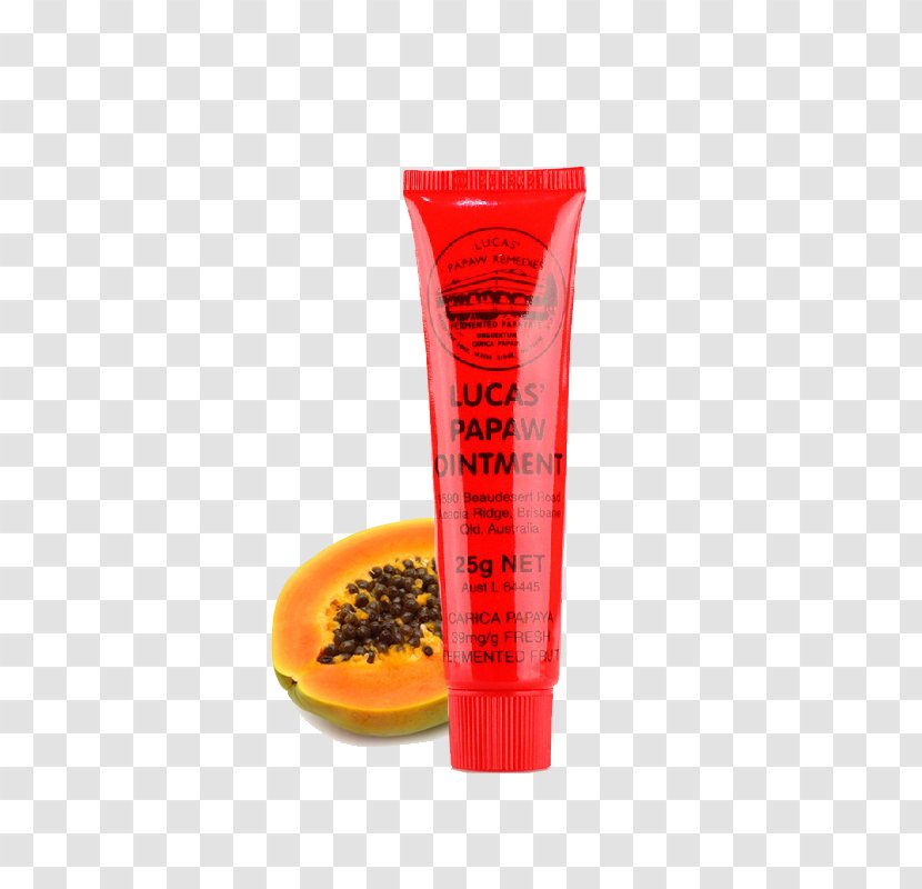 Creme De Papaya Lip Balm Lucas Papaw Remedies Topical Medication - Irritant Diaper Dermatitis - Cream Transparent PNG