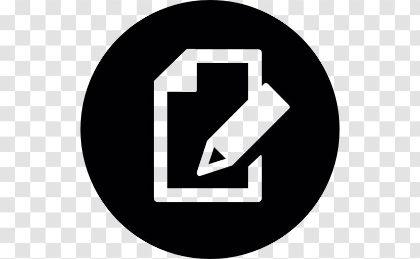 Edit Button - Architect - Black And White Transparent PNG