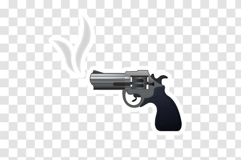 Emoji Handgun Revolver Pistol - Tree Transparent PNG