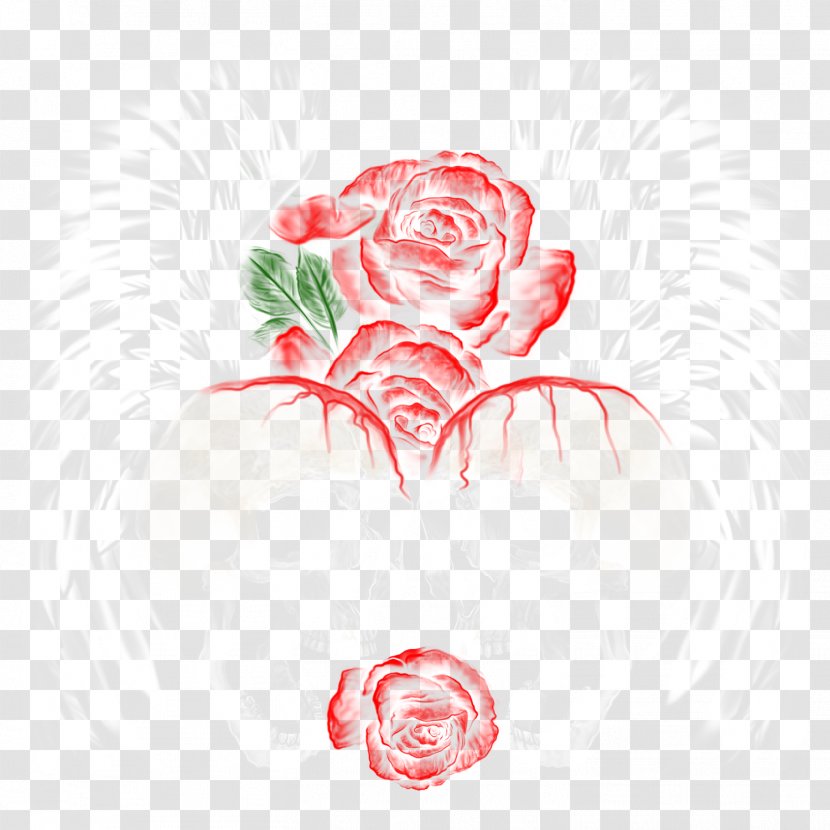 Garden Roses Cabbage Rose Floral Design Drawing Illustration - Flowering Plant Transparent PNG