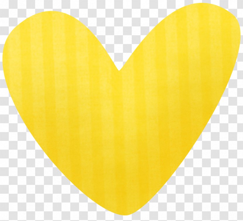 Yellow Heart - Smart Cliparts Transparent PNG