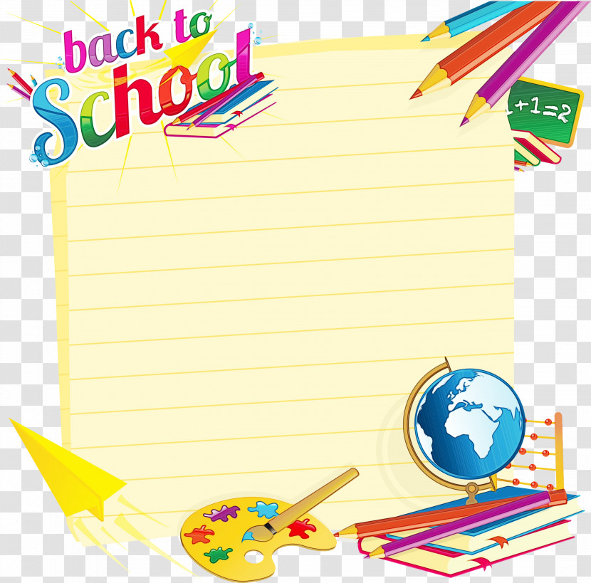School Cartoon Welcome Back To School Pencils Education Drawing Transparent PNG