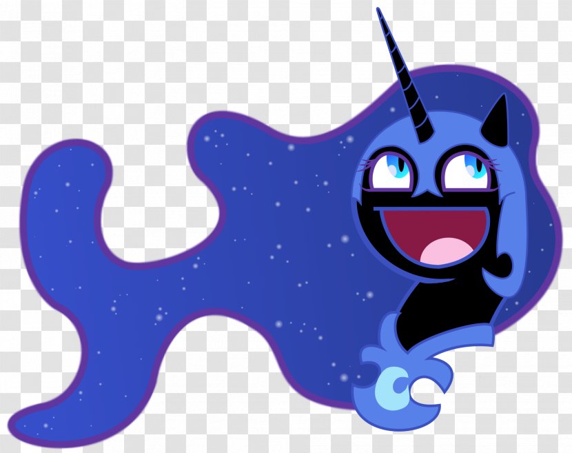 Princess Celestia Smiley Luna Animation - Moon Transparent PNG