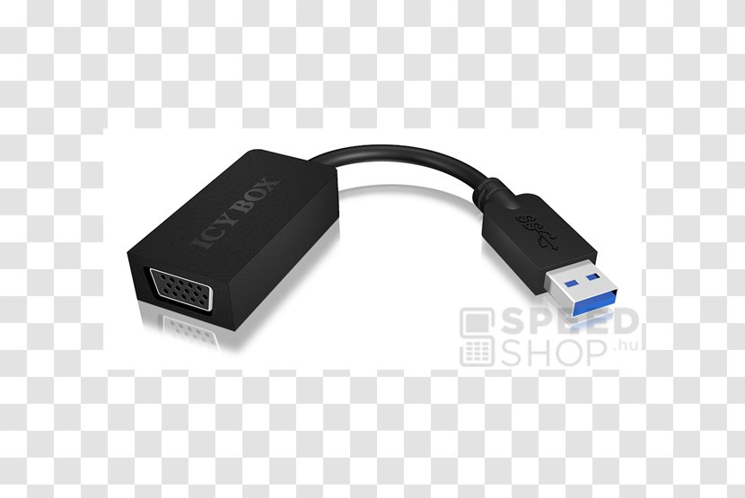 Graphics Cards & Video Adapters USB 3.0 VGA Connector HDMI - Electrical Cable - Usb 30 Transparent PNG