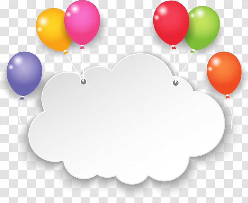 Cloud Balloon Sky - Product - Colorful Clouds Transparent PNG