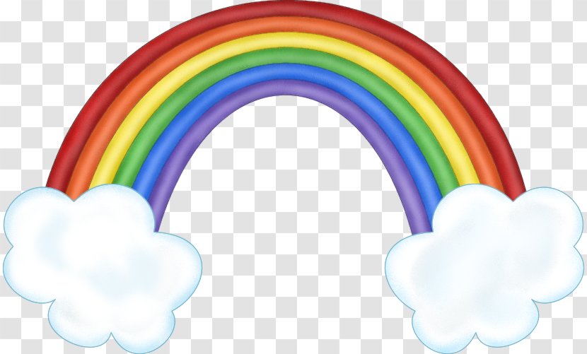 Rainbow Cloud Iridescence Clip Art - Stockxchng - Cartoon Seven Color Transparent PNG