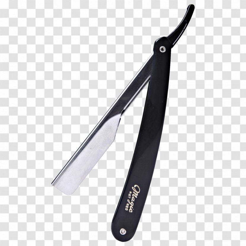 Hair Clipper Straight Razor Shaving Hairstyle - Blade Transparent PNG