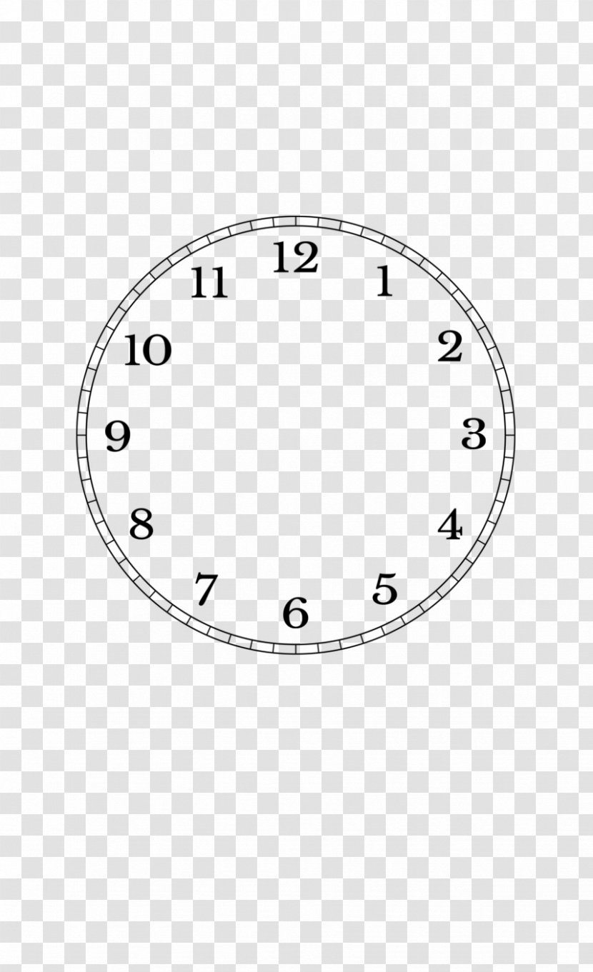 Clock Face Minute Second Real-time - Key Chains Transparent PNG