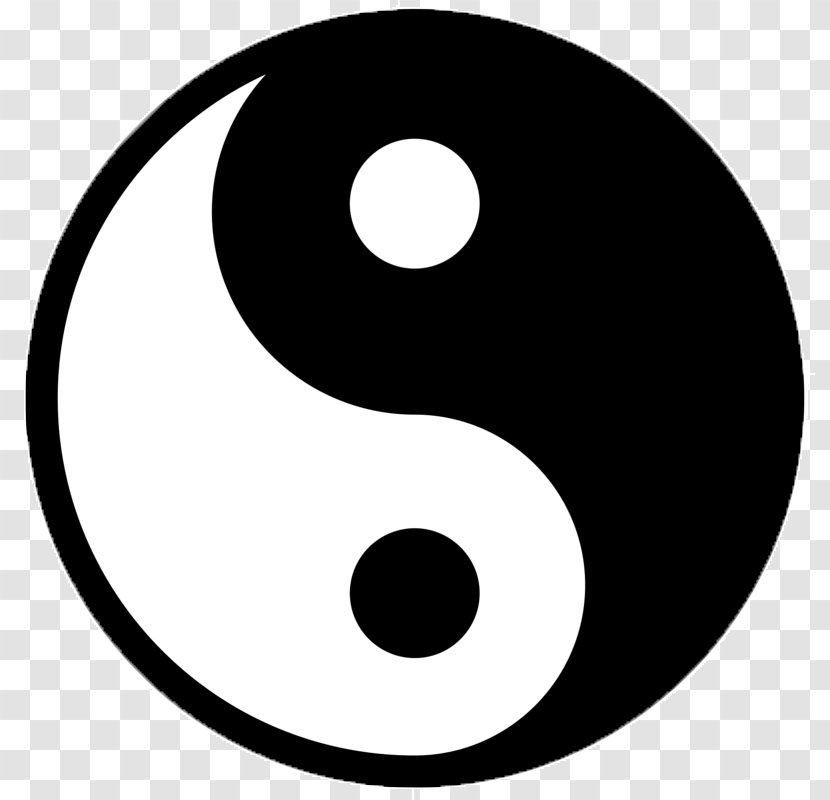 Yin And Yang Symbol I Ching Meaning - Bagua Transparent PNG