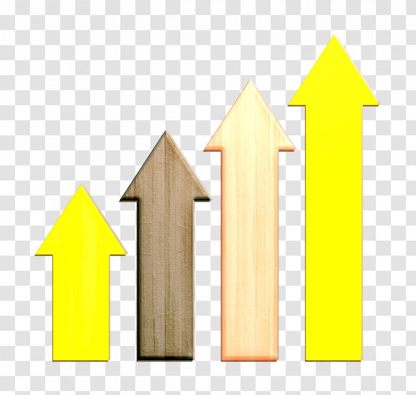 Bar Icon Chart Financial - Yellow - Signage Traffic Sign Transparent PNG