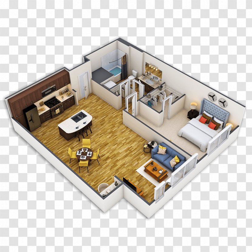 Salt Lake City Apartment Floor Plan Great - Style Transparent PNG