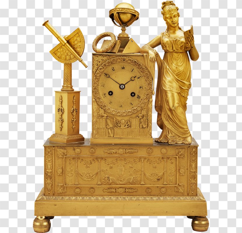 Station Clock Alarm Clocks - Brass - Reloj Transparent PNG