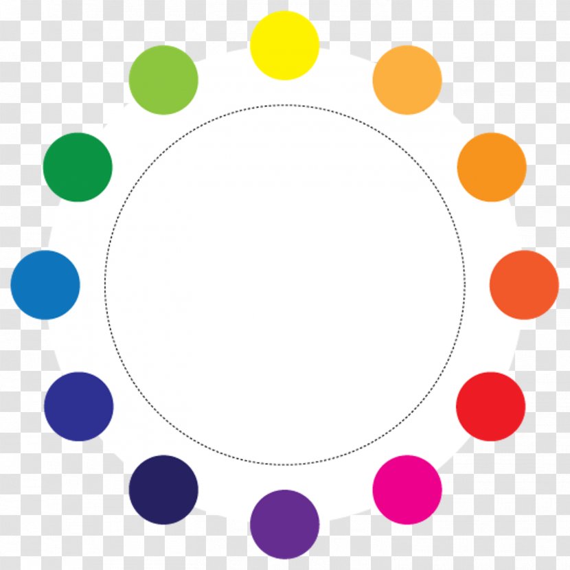 Color Wheel Scheme Theory Analogous Colors - Circle Frame Transparent PNG