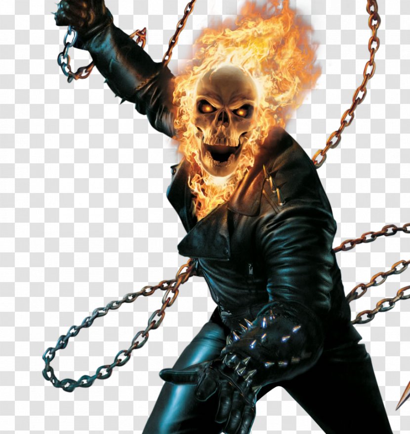 Johnny Blaze Marvel Heroes 2016 Iceman Hulk Danny Ketch - Comics - Ghost Rider Transparent PNG