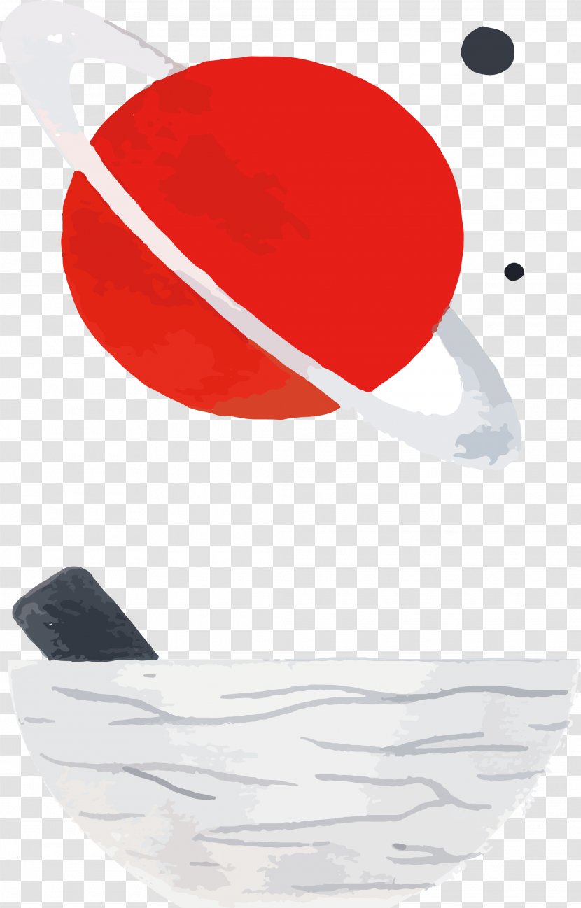 Earth Red Planet Illustration - Decorative Transparent PNG
