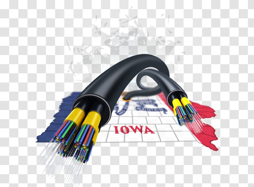 Minburn Communications Urbandale Optical Fiber Road Cable Television - Service - Internet Transparent PNG