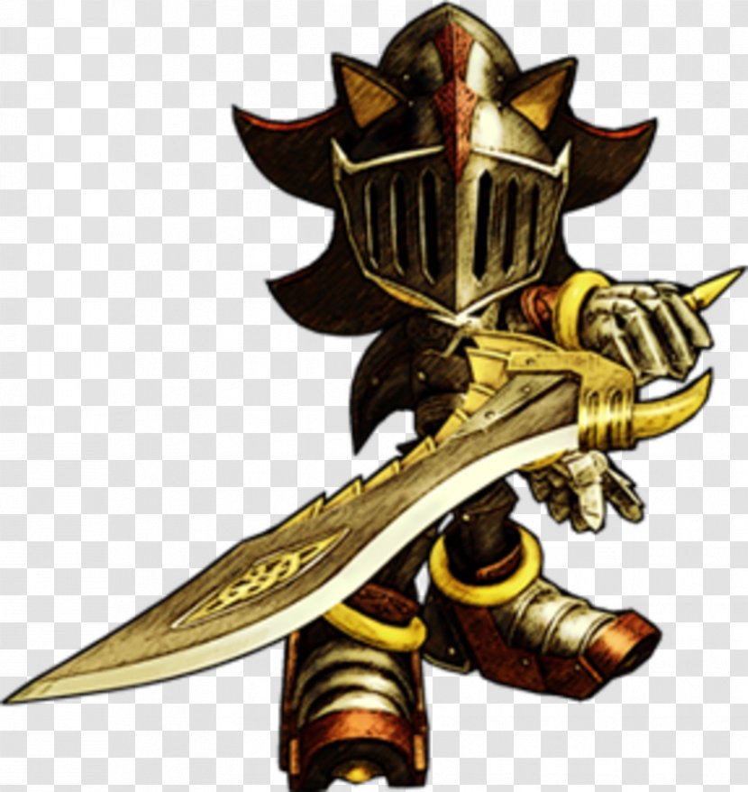 Sonic And The Black Knight Shadow Hedgehog Lancelot Adventure 2 - Weapon - 3d Villain Transparent PNG