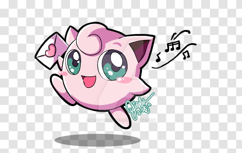 Pikachu Jigglypuff Image Clefairy Cuteness - Tail Transparent PNG